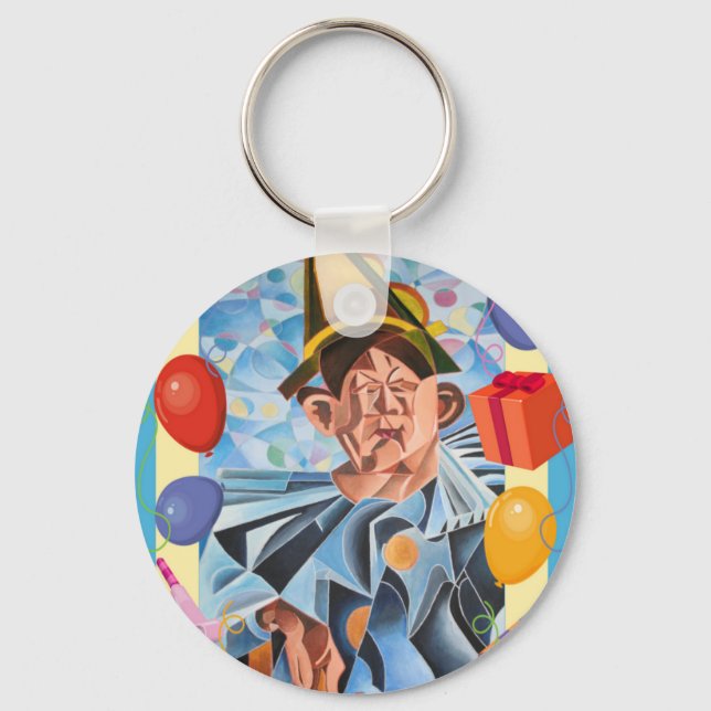 Not Clowning But Frowning Key Ring (Front)