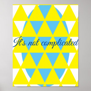 Not complicated poster