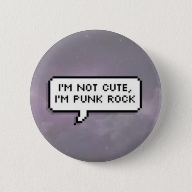 Not Cute Button (Front)