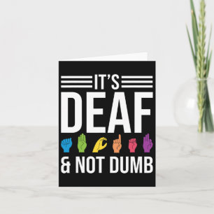 Not Dumb Card
