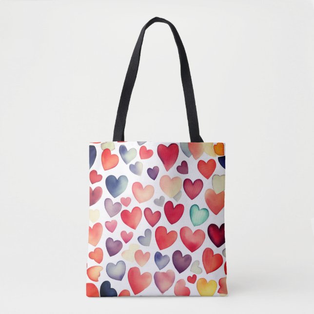 Not enough hearts tote bag (Front)