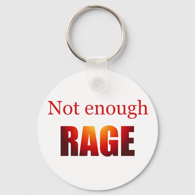 Not enough rage key ring (Front)