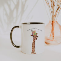 Not Even On My Level | Funny Giraffe Coffee Mug