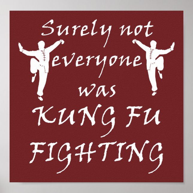 Not Everyone Was Kung Fu Fighting Poster (Front)