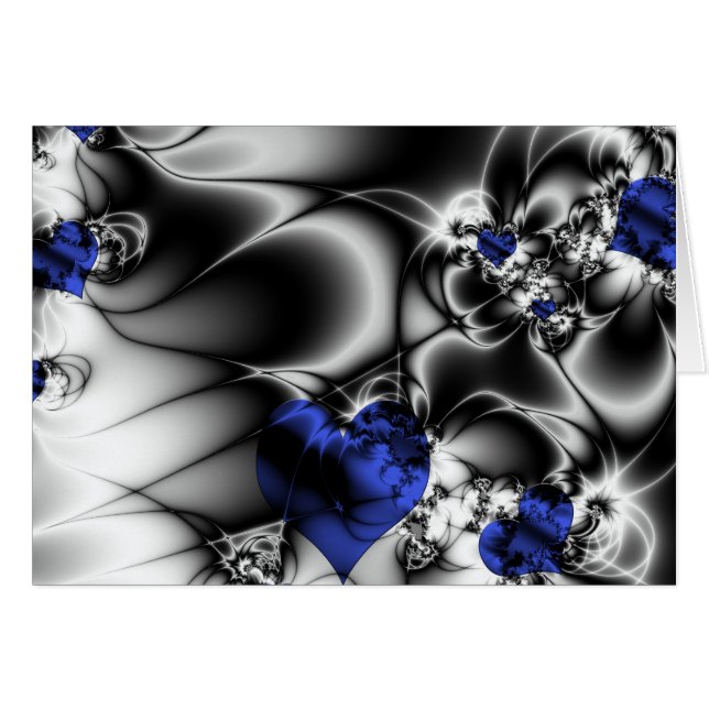 Not Everything Is Black And White, Blue Hearts (Front Horizontal)