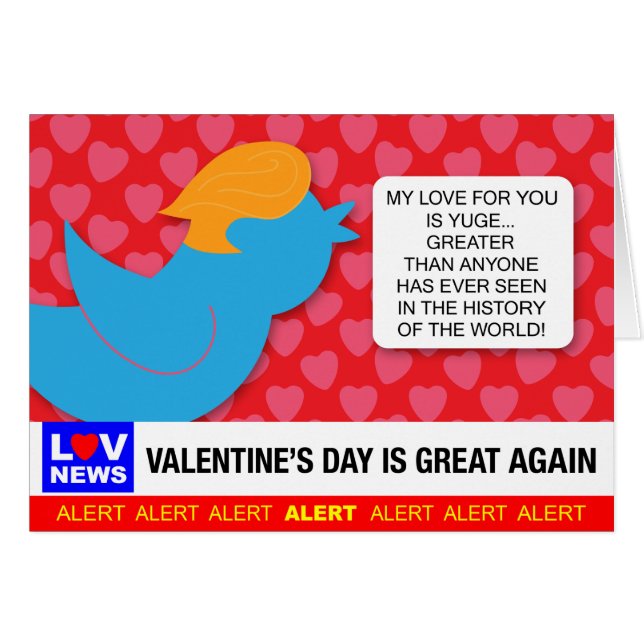 Not Fake News Valentine (Front Horizontal)