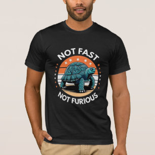 Not Fast, Not Furious Retro Tortoise T-Shirt