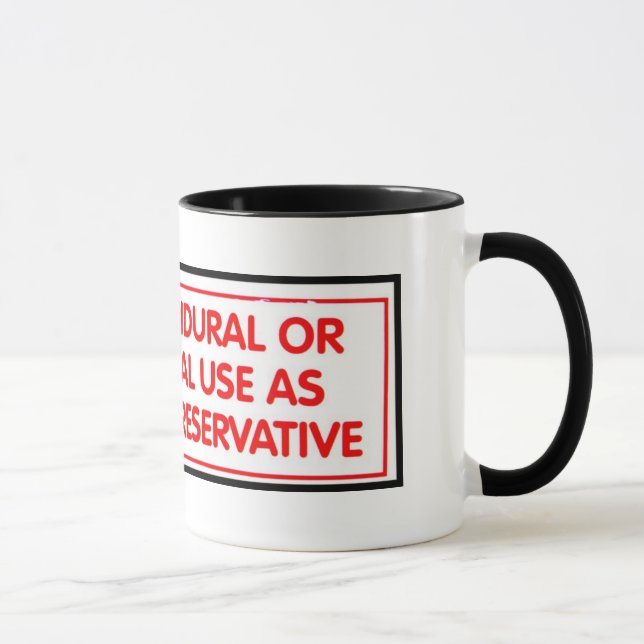 Not for Epidural or Intrathecal Use - Coffee Mug (Right)