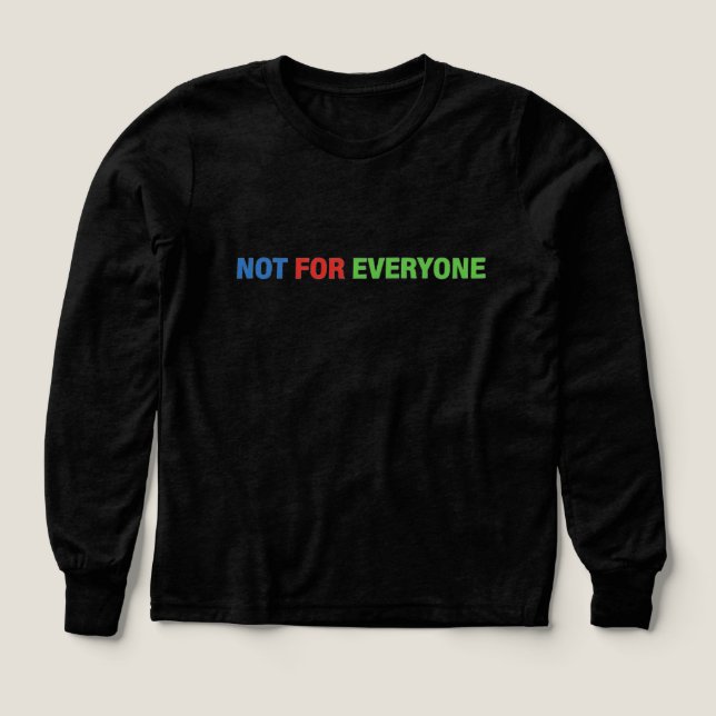 Not for everyone second edition (Design Front)