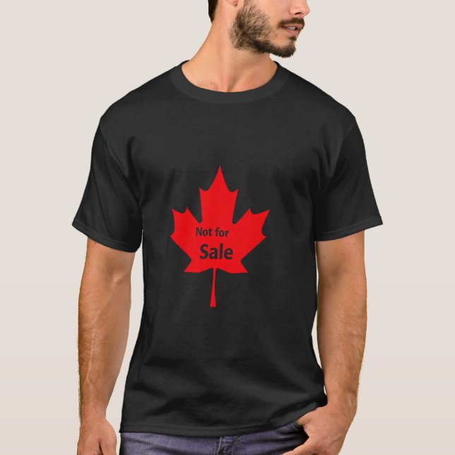 Not For Sale Maple Leaf T-Shirt (Front)