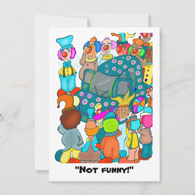 Not Funny! Flat Card (Front)