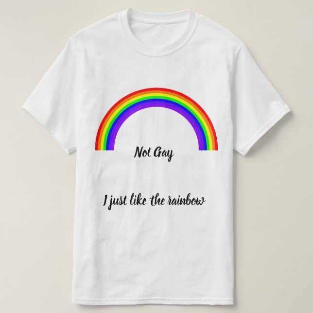 Not Gay T-Shirt (Design Front)