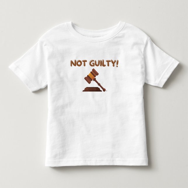 Not Guilty! Toddler T-Shirt (Front)