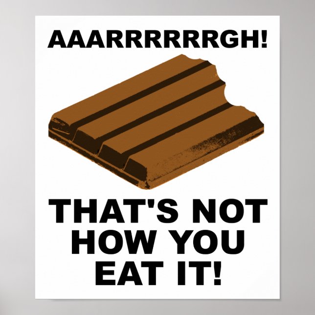 Not How You Eat It Funny Poster (Front)