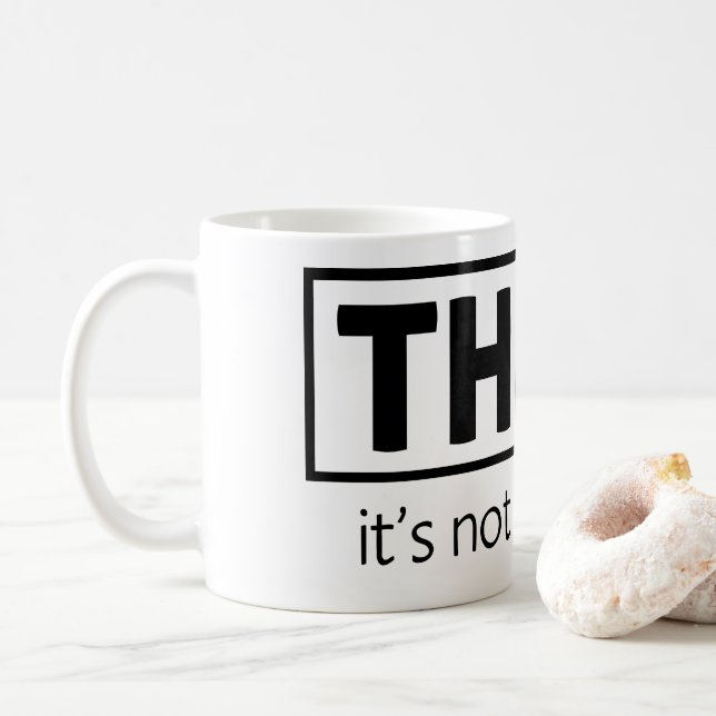 Not illegal coffee mug (With Donut)
