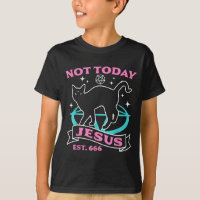 Not Jesus - Black Cat Pastel Goth Devil Halloween