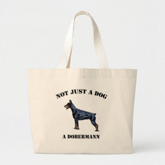Not Just a Dog Large Tote Bag