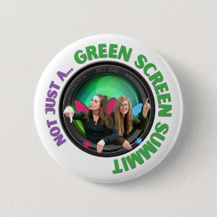 (not just a) Green Screen Summit 6 Cm Round Badge