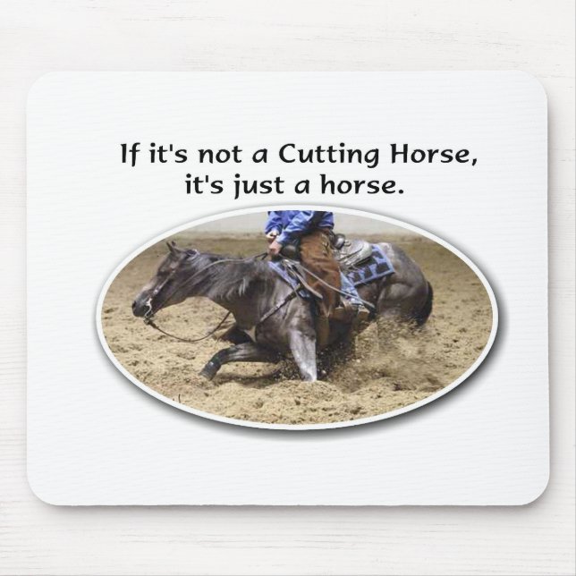 not just a horse mouse pad (Front)