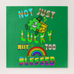 Not Just Lucky But Too Blessed Jigsaw Puzzle