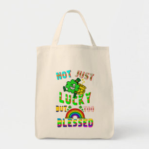 Not Just Lucky But Too Blessed Tote Bag