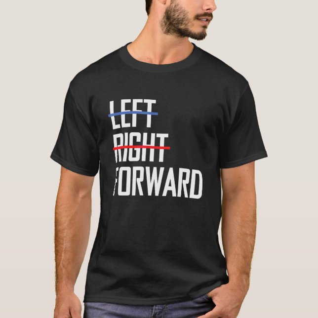 Not Left Not Right Forward Andrew Yang T-Shirt (Front)