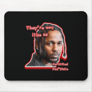 Not Like Us Sticker Mouse Pad