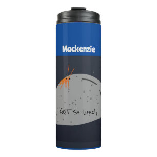 Not Lonely Funny Character (Blue) Thermal Tumbler