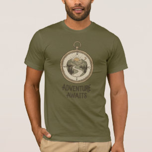 Not Lost Exploring Alternate Routes Adventure T-Shirt