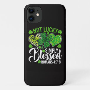 Not Lucky Simply Blessed Christian Case-Mate iPhone Case