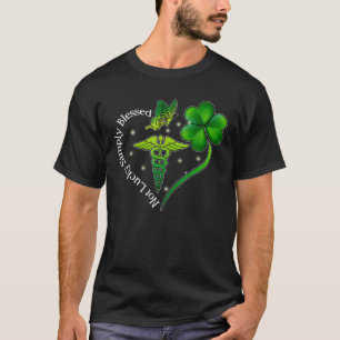 Not Lucky Simply Blessed St. Patrick Day Nurse Doc T-Shirt