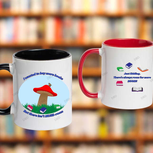 Not MUSH room for more books Mug (Creator Uploaded)