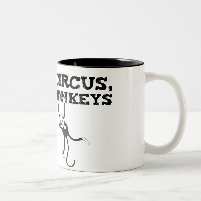 Not My Circus, Not My Monkeys Mug (Right)