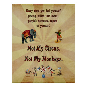 Not My Circus, Not My Monkeys Poster