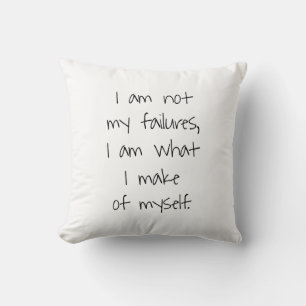 Not My Failures Throw Pillow