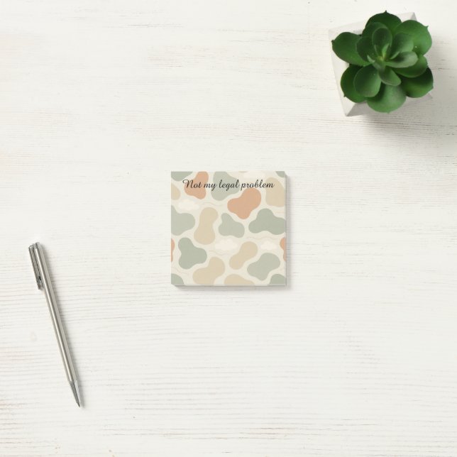 Not my legal problem post-it notes (Office)