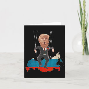 Not My President - Donald Trump Is A Russian Puppe Card