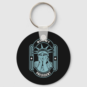 Not My President Impeach Trump Resist Anti Trump  Key Ring