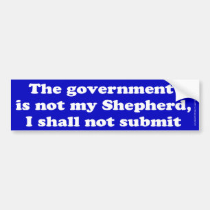 Not My Shepherd Bumper Sticker