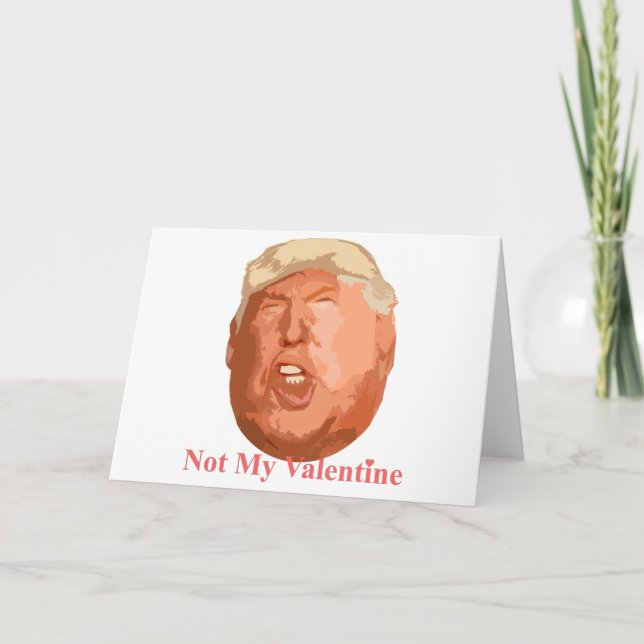 not my valentine holiday card (Front)
