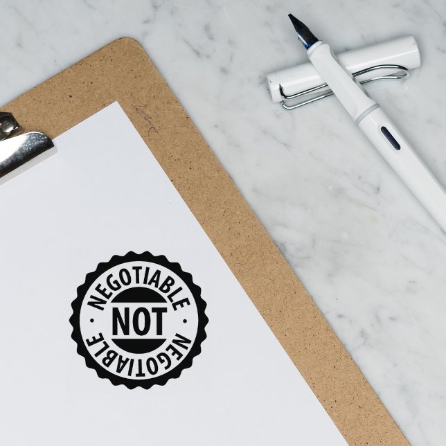 Not Negotiable, Small Business   Rubber Stamp (Creator Uploaded)