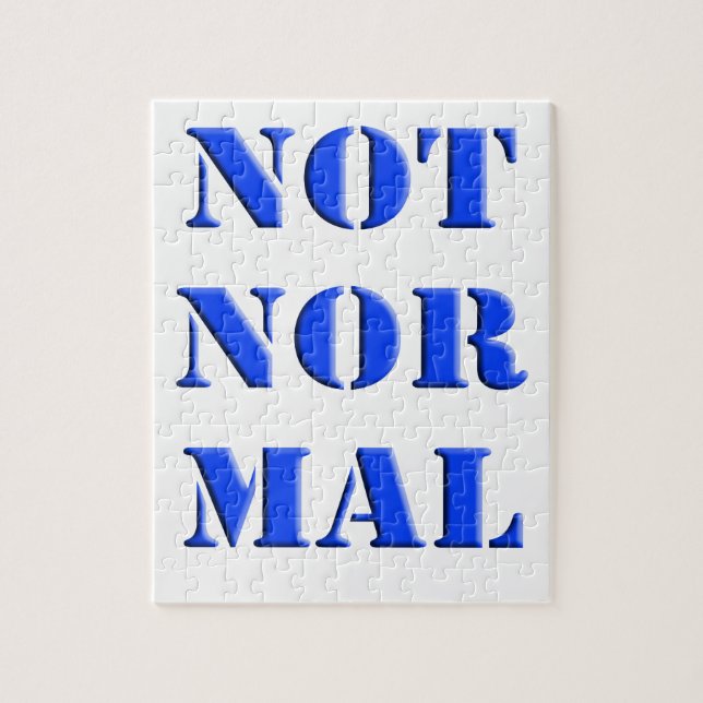 Not Normal Jigsaw Puzzle (Vertical)