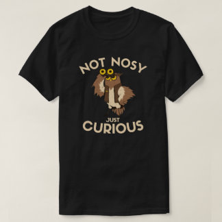 Not Nosy Owl | Just Curious Tee Design