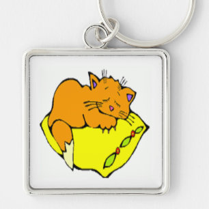 not now....i'm busy sleeping key ring