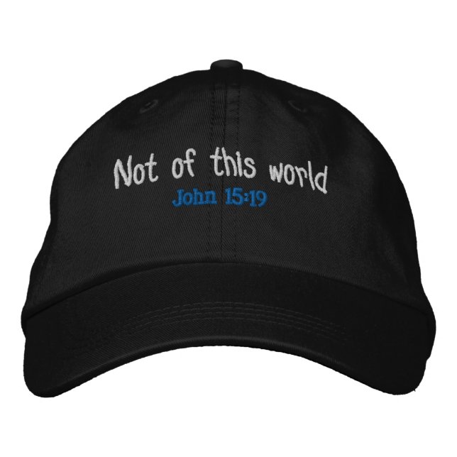 Not of this world  embroidered hat (Front)