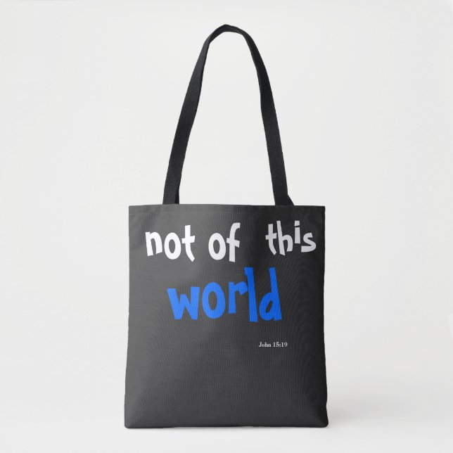 Not of this world tote bag (Front)