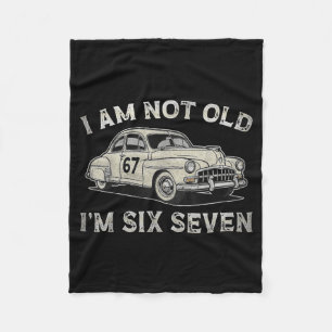 Not Old 67 for Men Adults Boys Women Fathers Day Fleece Blanket