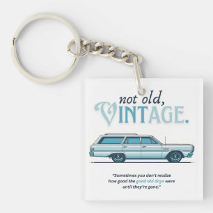 Not old, Vintage (StationWagons) Key Ring