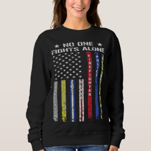 Not One Fights Alone u2013 Corrections u2013 Dispa Sweatshirt