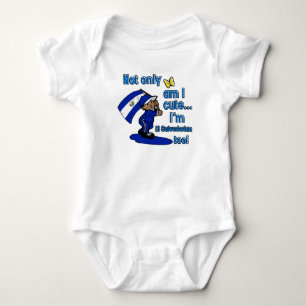 Not only am I cute I'm El salvadorian too Baby Bodysuit